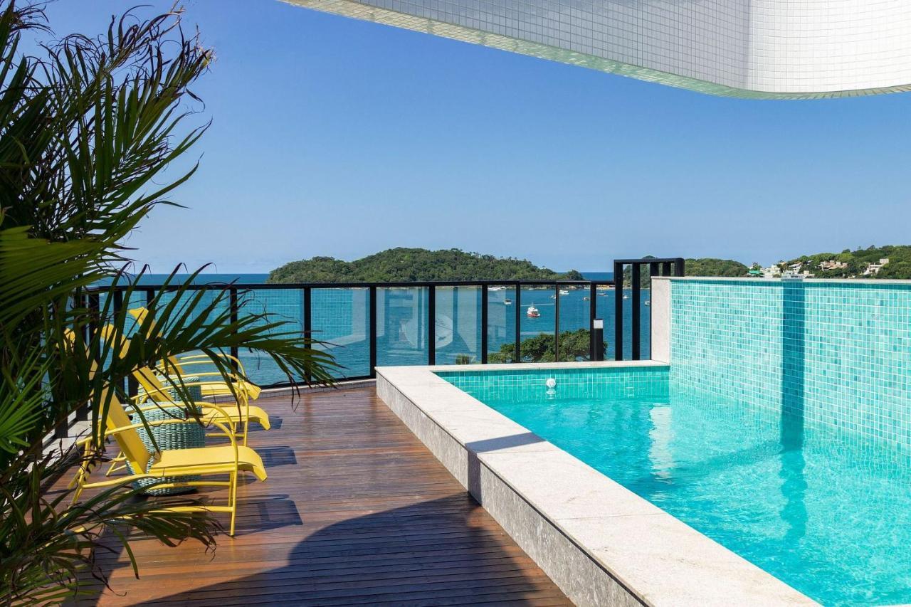 AION 302 - Apartamento Vista Para o Mar - Piscina - Academia Bombinhas Exterior foto