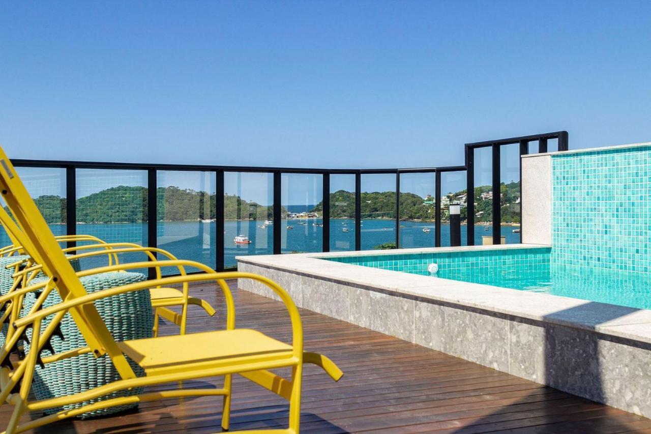 AION 302 - Apartamento Vista Para o Mar - Piscina - Academia Bombinhas Exterior foto