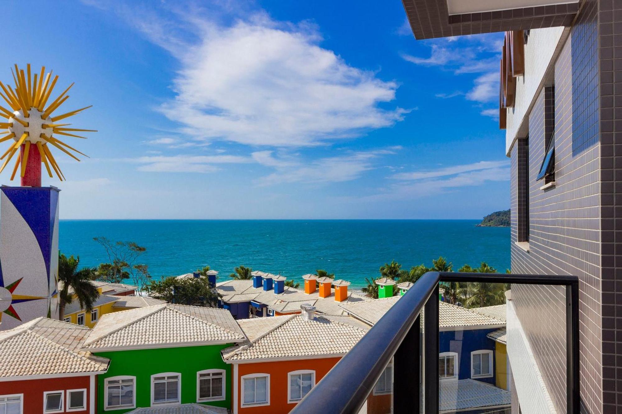 AION 302 - Apartamento Vista Para o Mar - Piscina - Academia Bombinhas Exterior foto